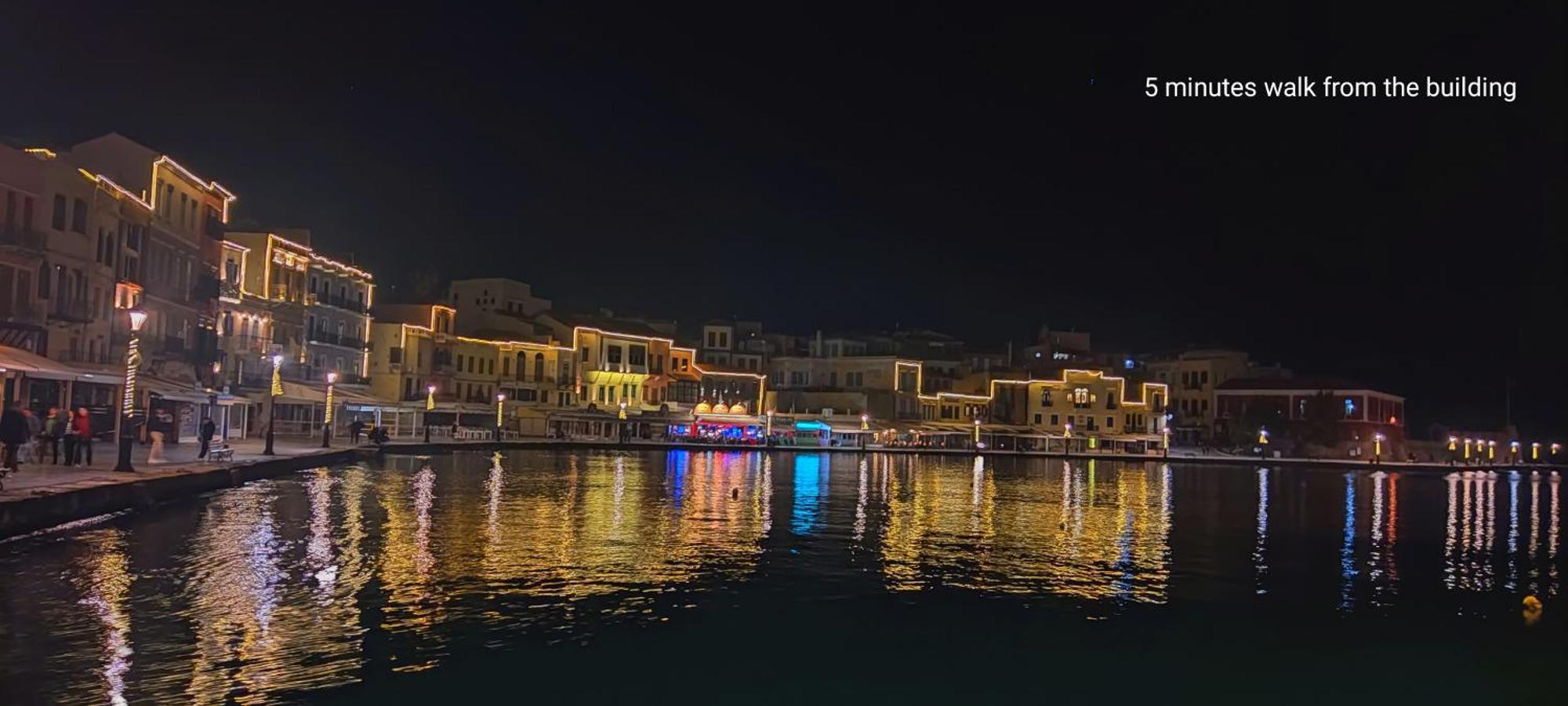 Panoramic Sea View Lägenhet Chania  Exteriör bild