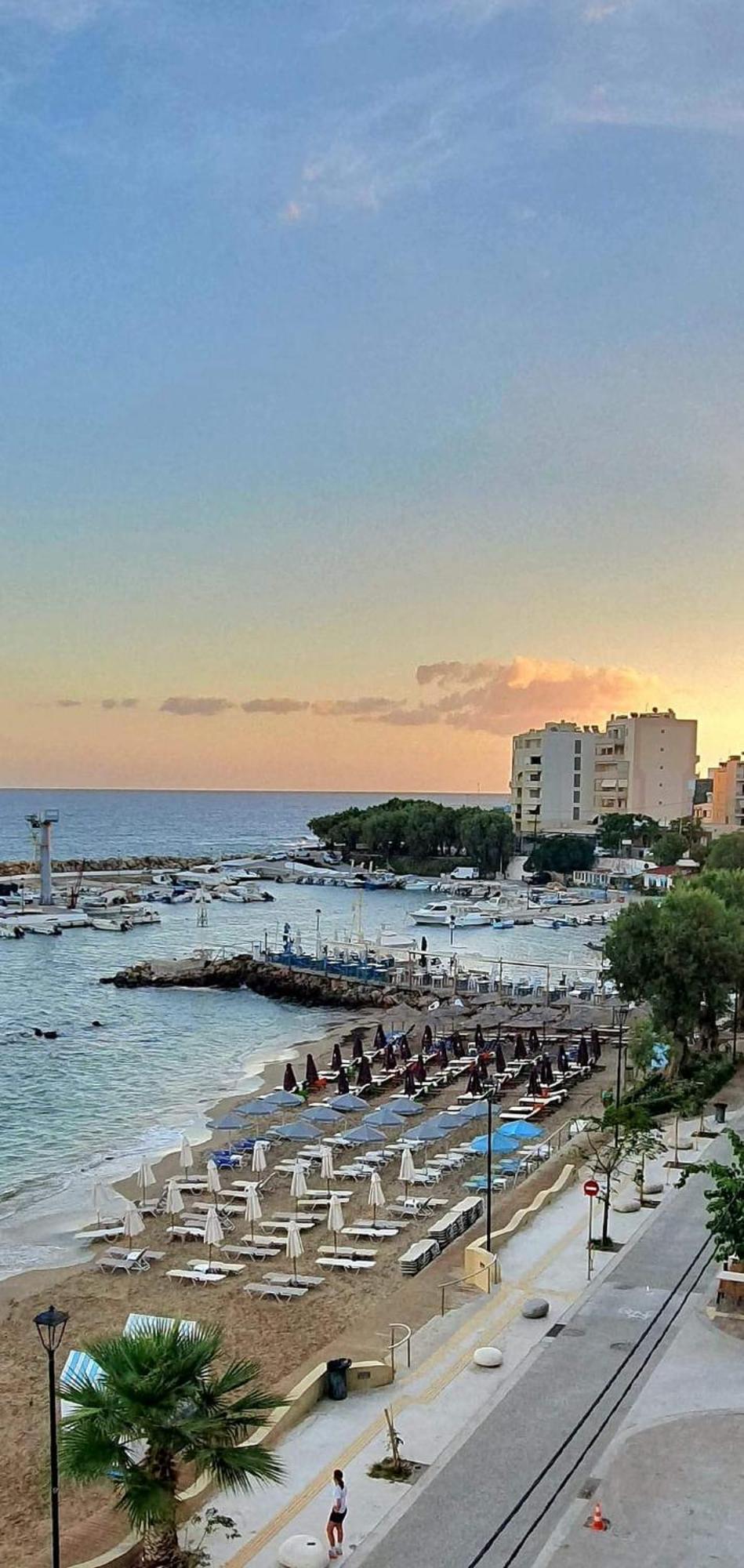Panoramic Sea View Lägenhet Chania  Exteriör bild