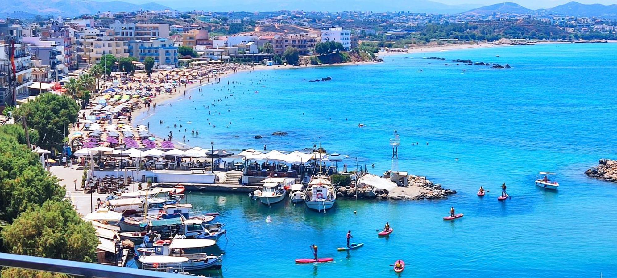 Panoramic Sea View Lägenhet Chania  Exteriör bild