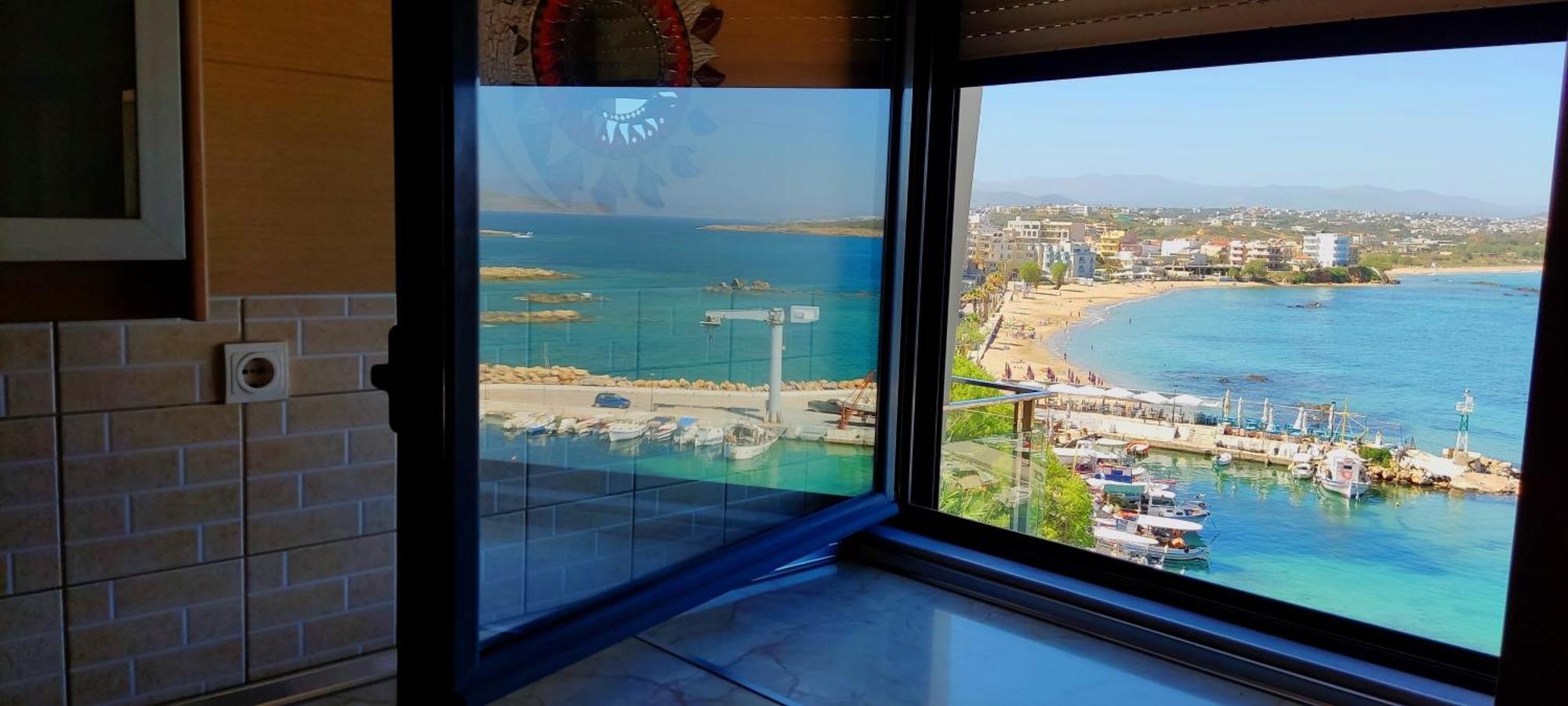 Panoramic Sea View Lägenhet Chania  Exteriör bild