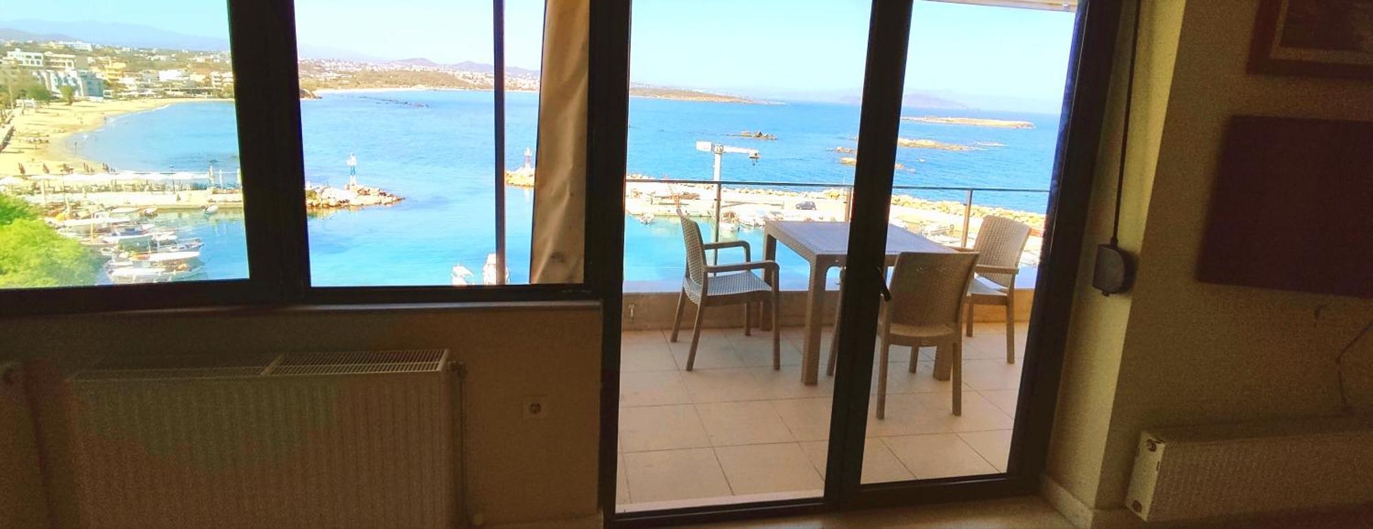 Panoramic Sea View Lägenhet Chania  Exteriör bild
