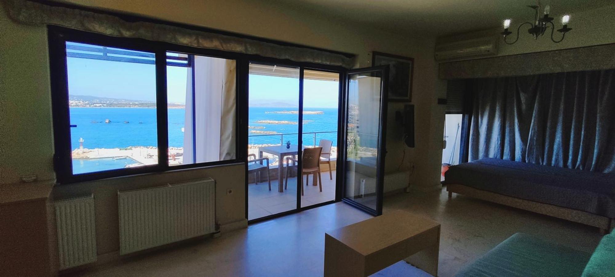 Panoramic Sea View Lägenhet Chania  Exteriör bild