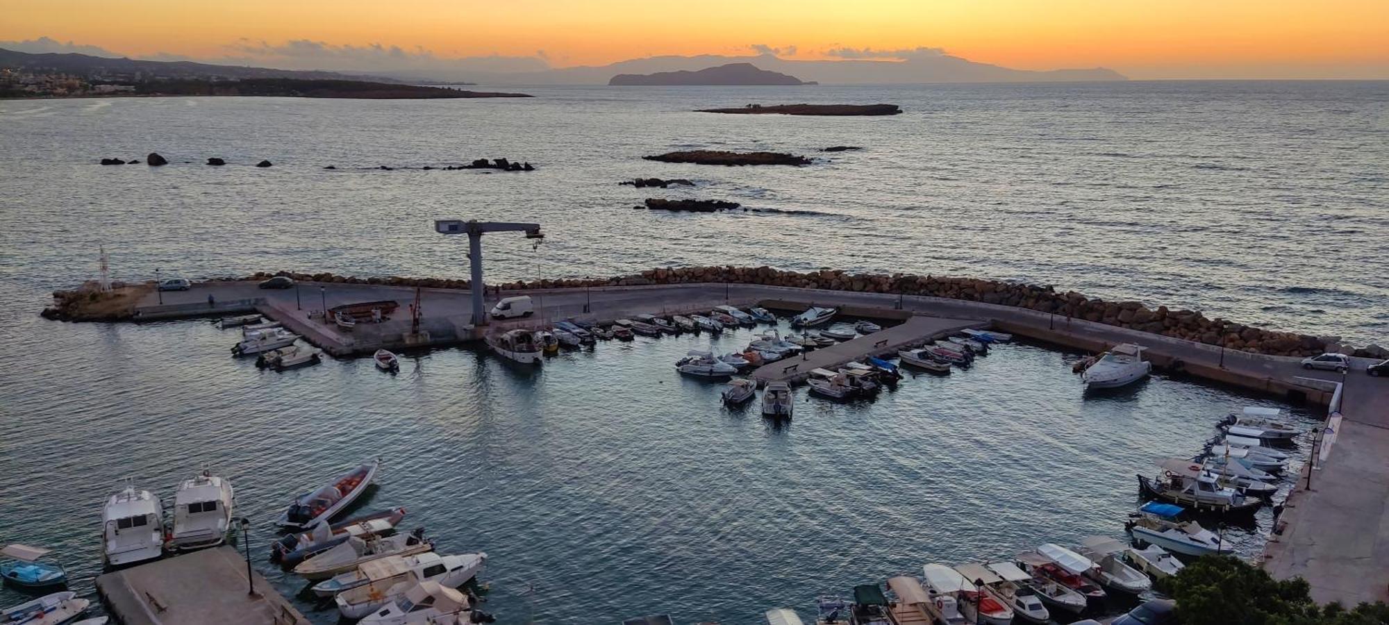 Panoramic Sea View Lägenhet Chania  Exteriör bild