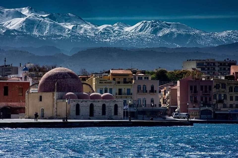 Panoramic Sea View Lägenhet Chania  Exteriör bild