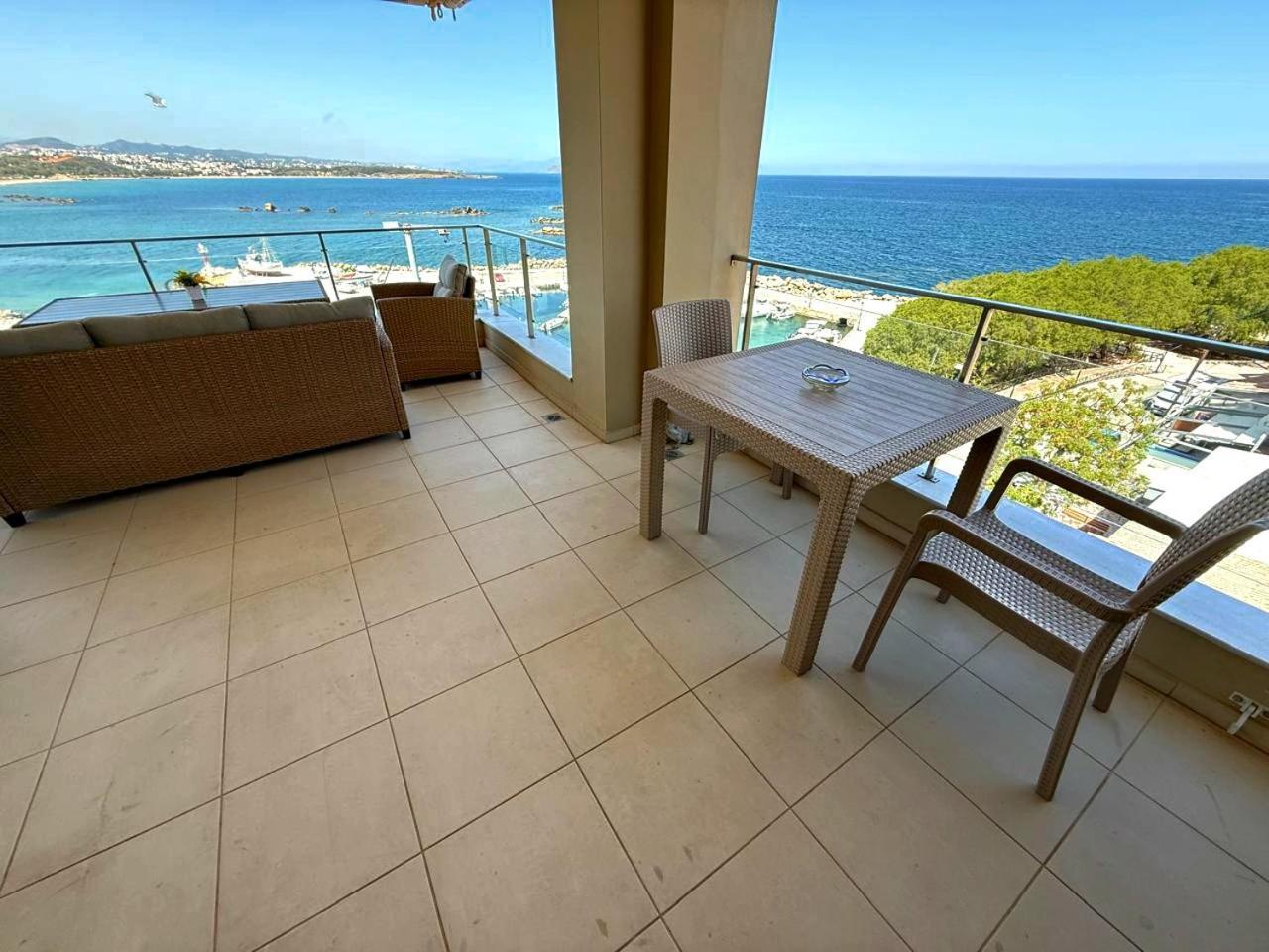 Panoramic Sea View Lägenhet Chania  Exteriör bild