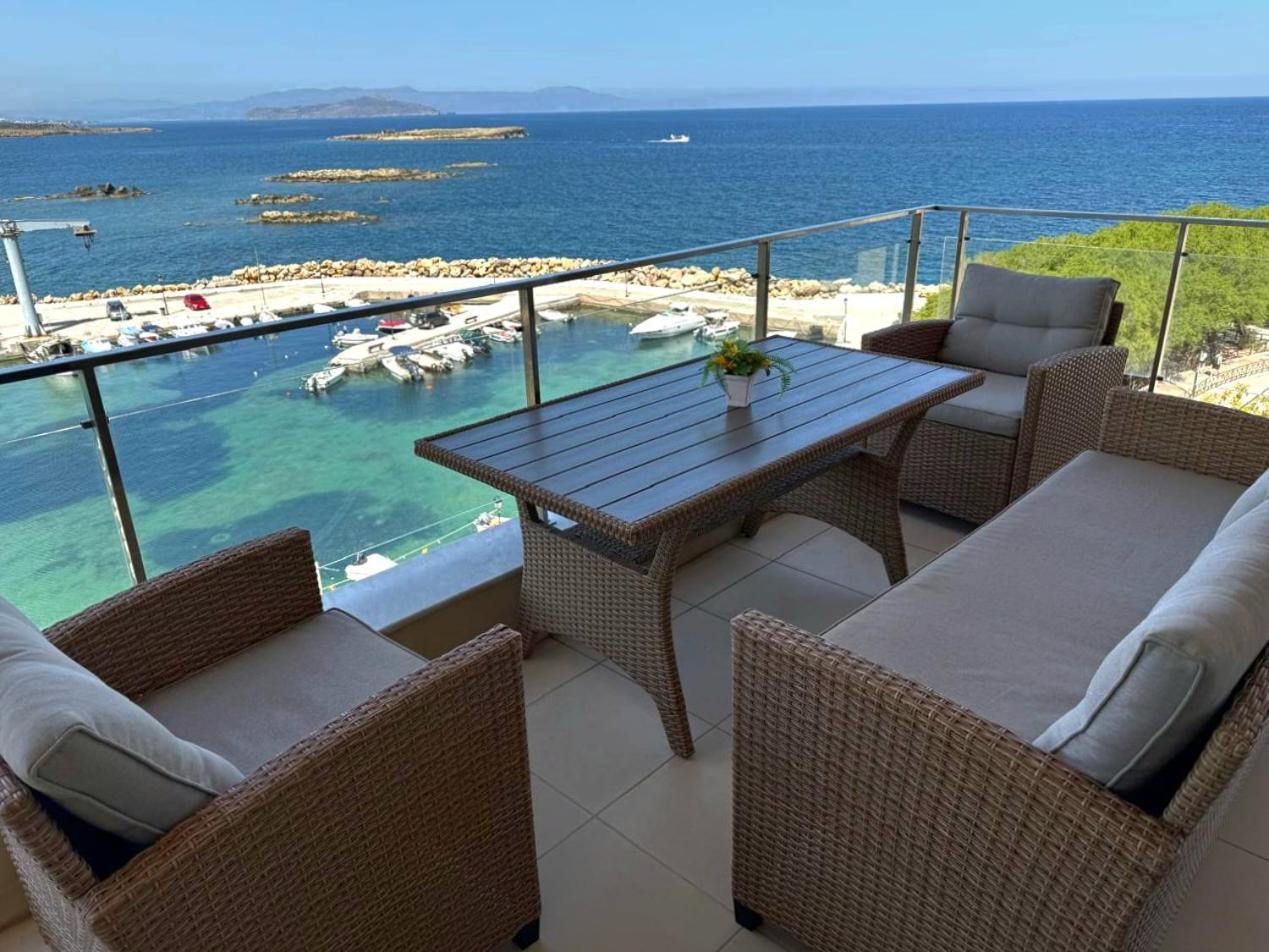 Panoramic Sea View Lägenhet Chania  Exteriör bild